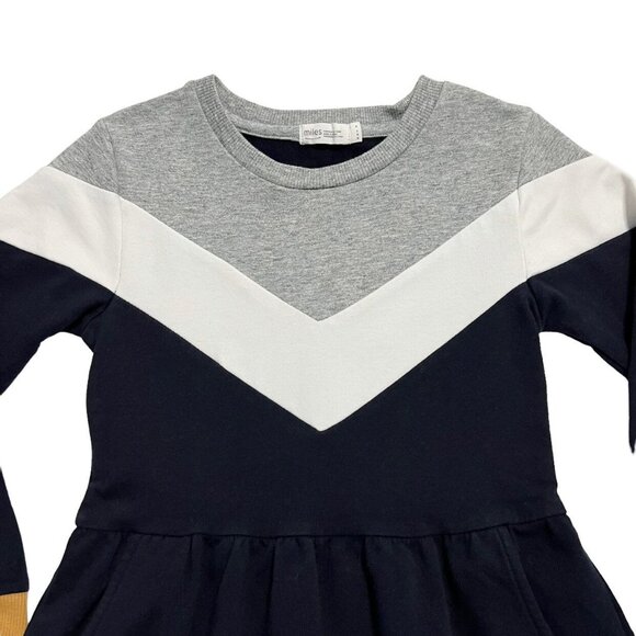 Miles 5Y Navy Sweatshirt Dress - Picture 2 of 6
